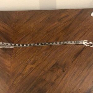 NWOT unique silver belt 